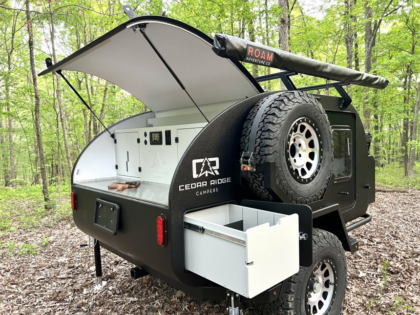 The Vega XT 2\.0 teardrop trailer is sleeker, better specced, and tougher than the flagship model