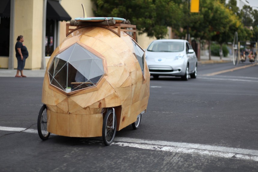 The Golden Gate camper is legally an e\-bike, technically a movable tiny home