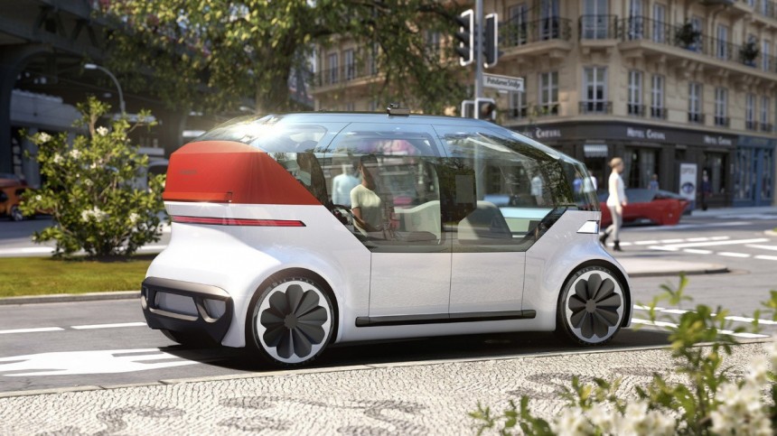 OnePod is Volkswagen's proposal for the future of urban mobility