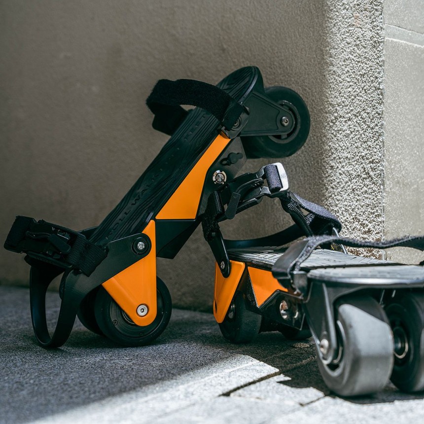 The RollWalk eRW3 e\-skates claim to be the most fun and efficient solution for urban mobility