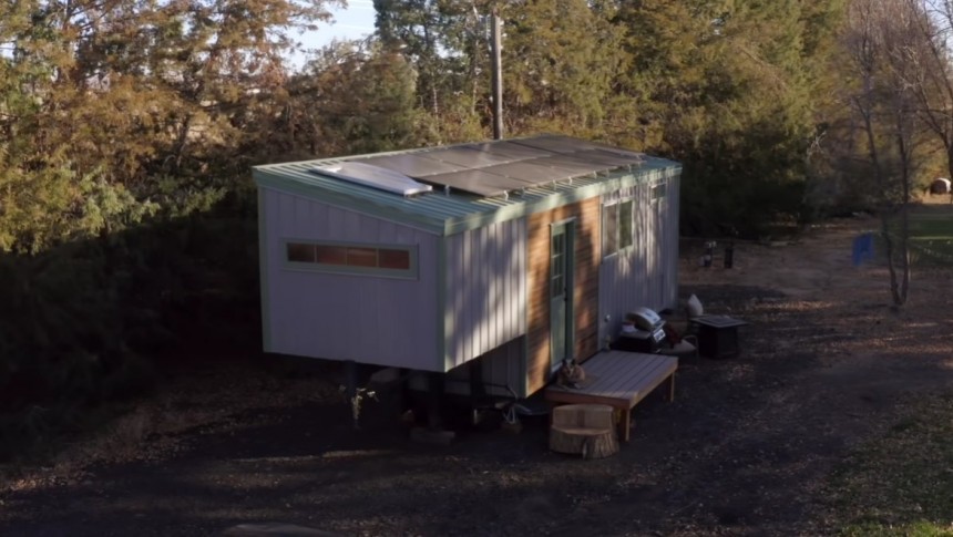 \$38K DIY Tiny House Made of Mostly Reused Materials