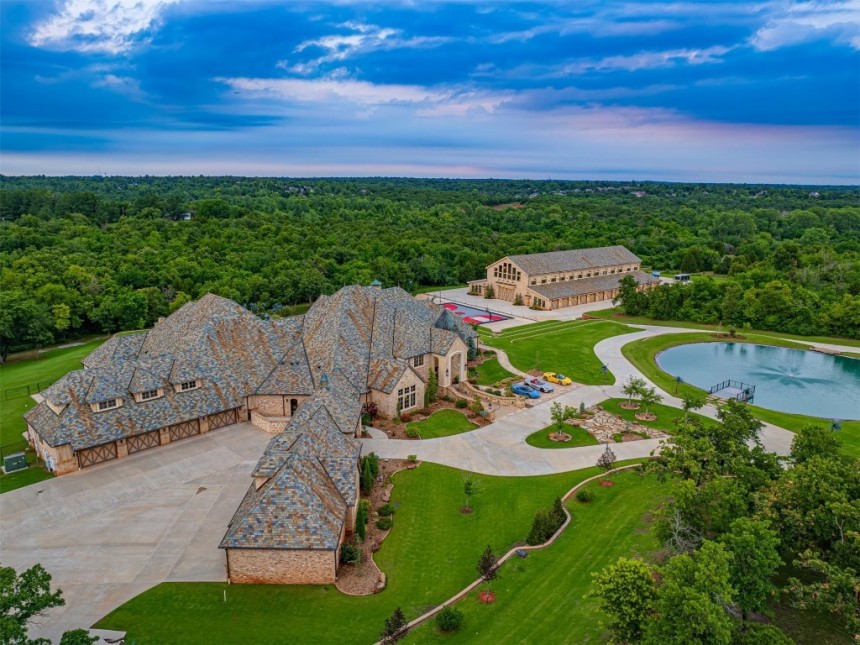 36 Acre Estate is a compound with insane amenities, including a gigantic man cave slash dream garage