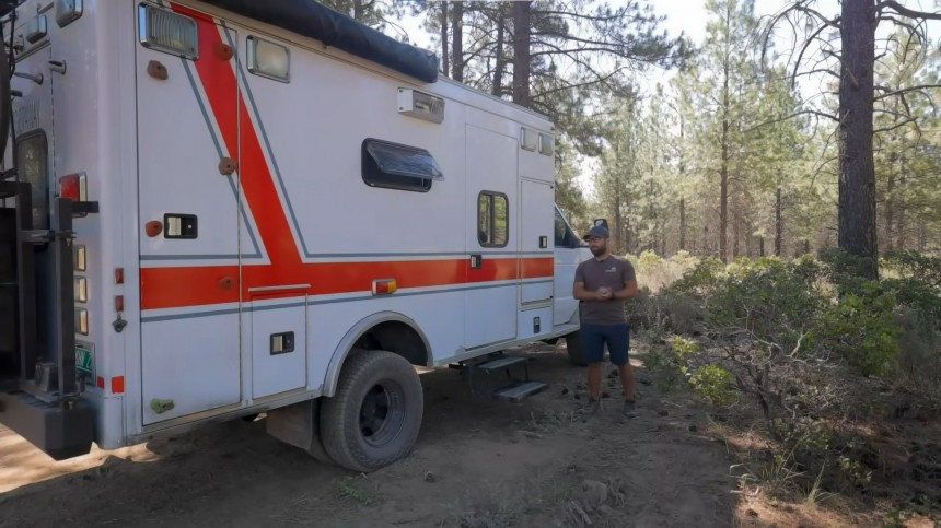 This Ambulance Got a New Lease on Life With a Premium, Off\-Grid Camper Makeover