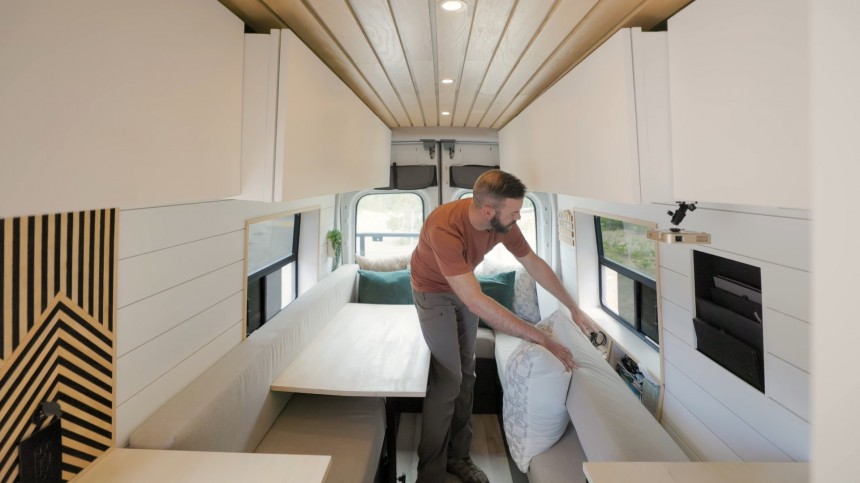 This Camper Van Stands Out With a Charming Interior Packing Home\-Like Creature Comforts