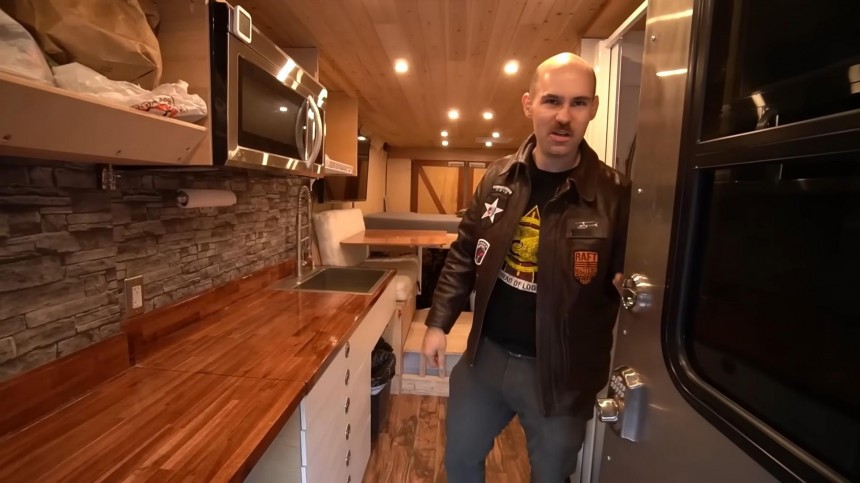 This DIY Camper Is an Old FedEx Truck on the Outside and a Cozy Tiny Home on the Inside