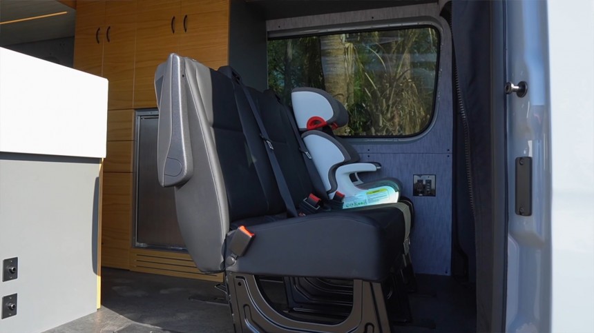 This Fancy, Feature\-Packed Camper Van Is Designed for Comfortable Family Adventures