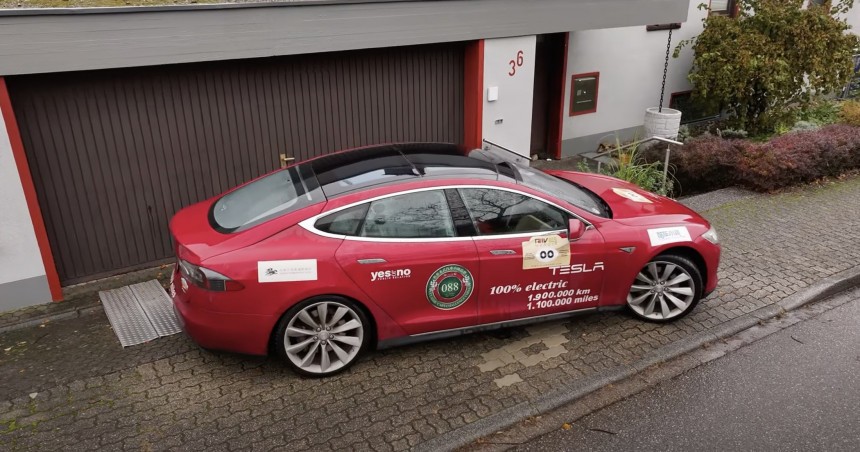 This is the Tesla with the highest mileage in the world