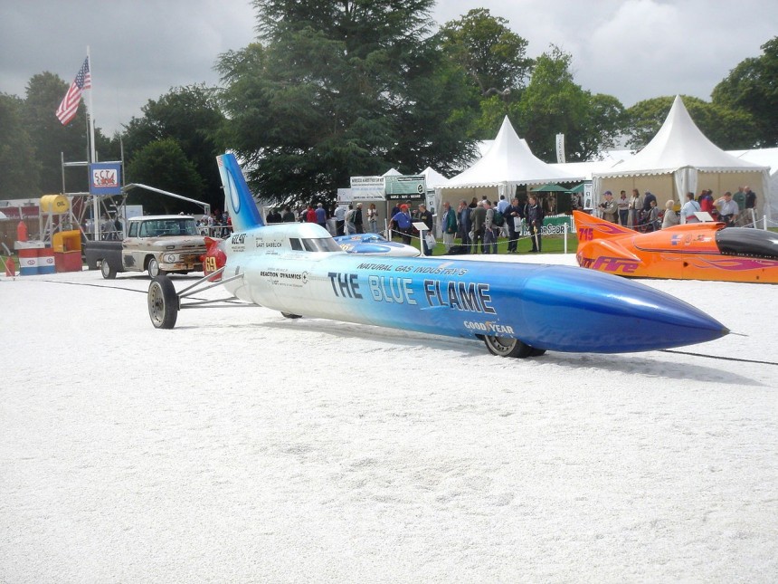 Blue Flame at Goodwood