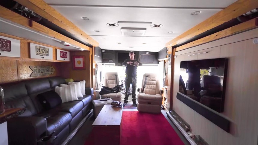 This Police Command Vehicle Was Turned Into a Unique, Feature\-Packed Tiny Home on Wheels