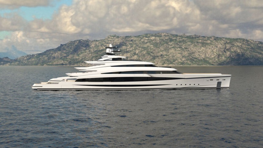 Tommaso Spadolini's latest superyacht concept