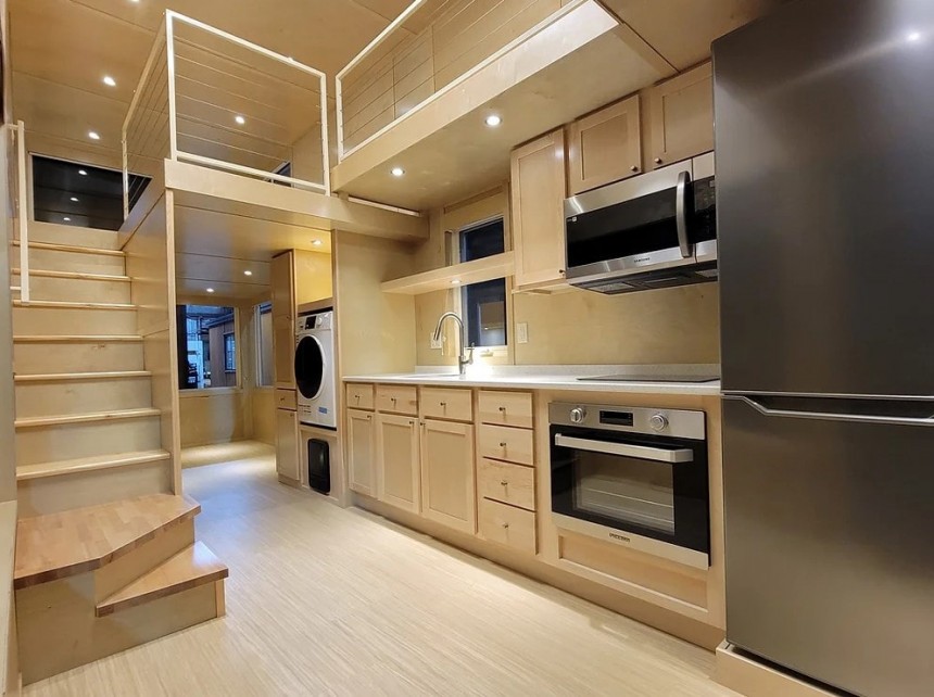 This "special" eOne XL tiny house comes with more glazing and more comfort