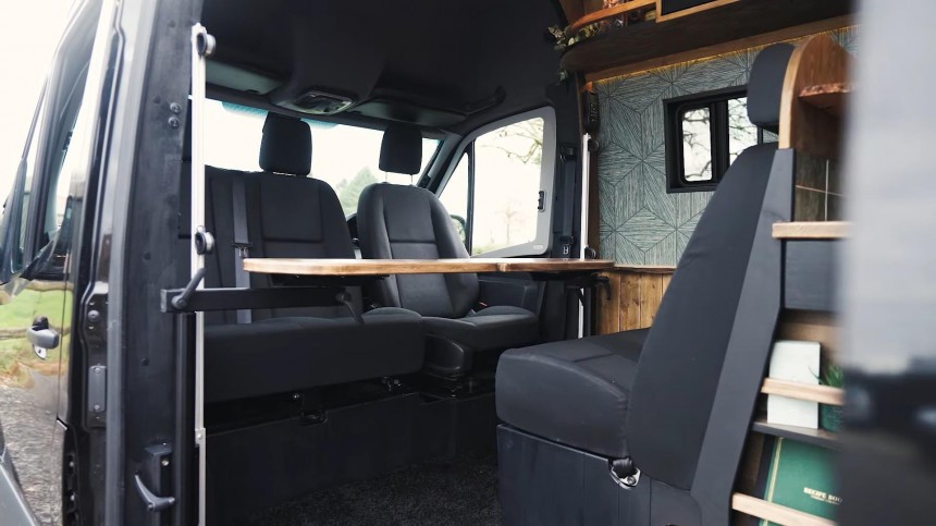 This Unique, Fancy Camper Van Comes With Ingenious Sleeping Solutions and Three Showers