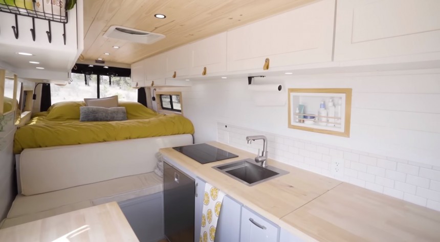 Van Conversion Mobile Home With Hidden Shower