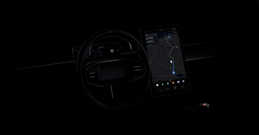 Google Maps on Android Automotive in Polestar 2