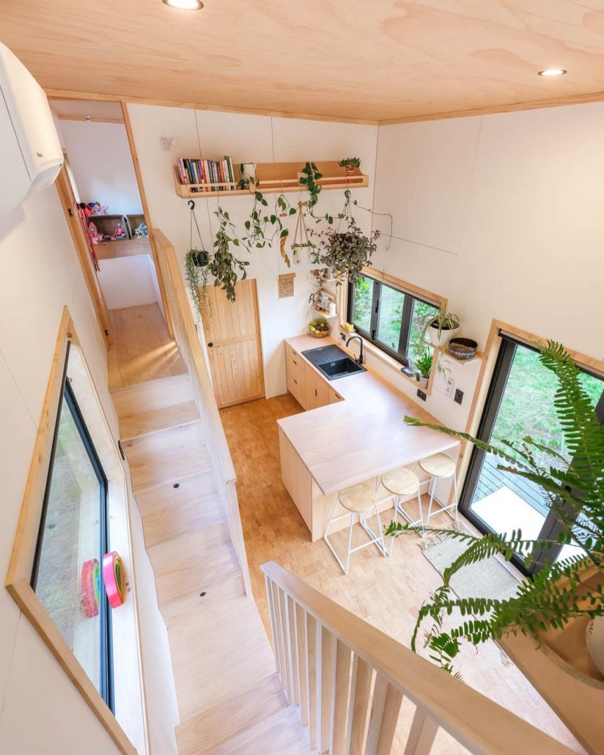 Park tiny house is styled as a rustic family home, packs quite a few surprises