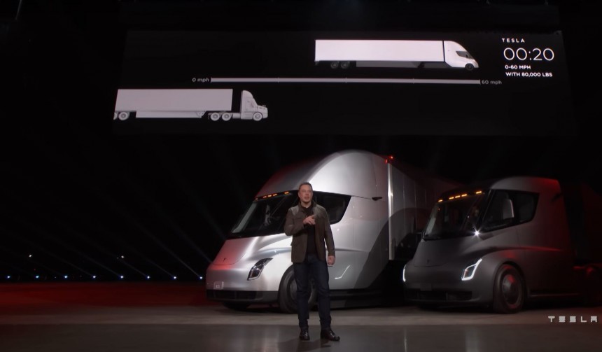 Elon Musk Introducing the Tesla Semi