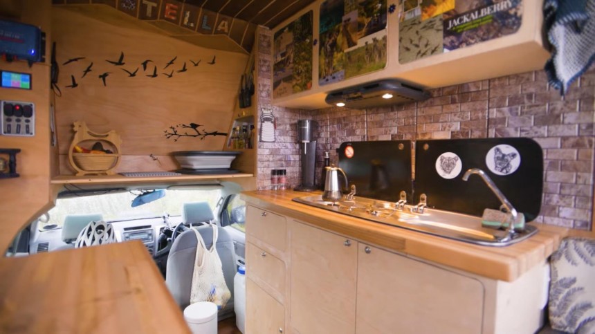 Affordable Toyota Hilux Camper Has an Artsy Handcrafted Interior With Many Functionalities