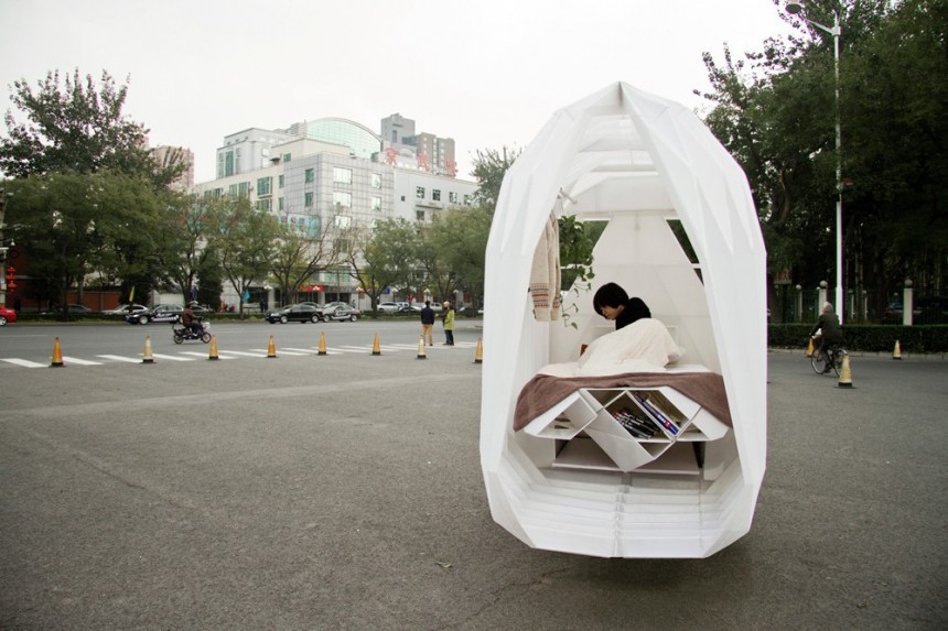 The Tricycle House is a smart combination of pedal\-powered bicycle and a tiny home