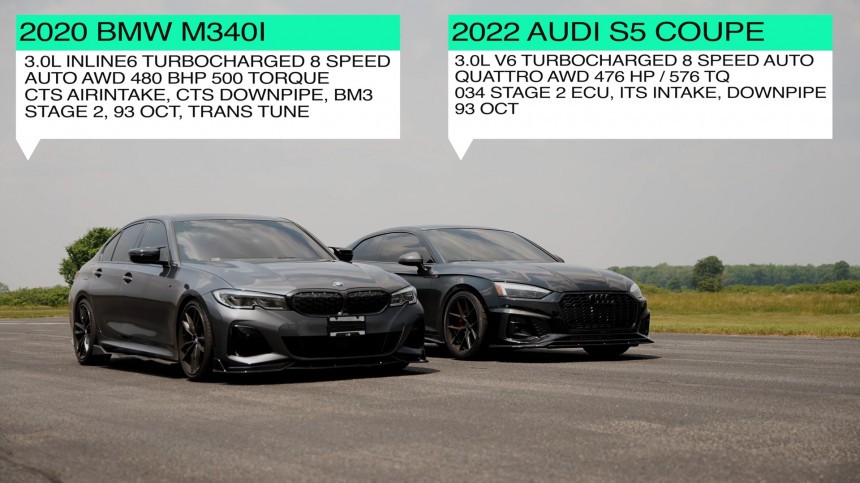 BMW M340i vs\. Audi S5