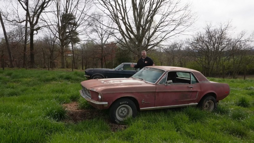 1967, 1968 Mustangs Barn Find Sat Since 1981
