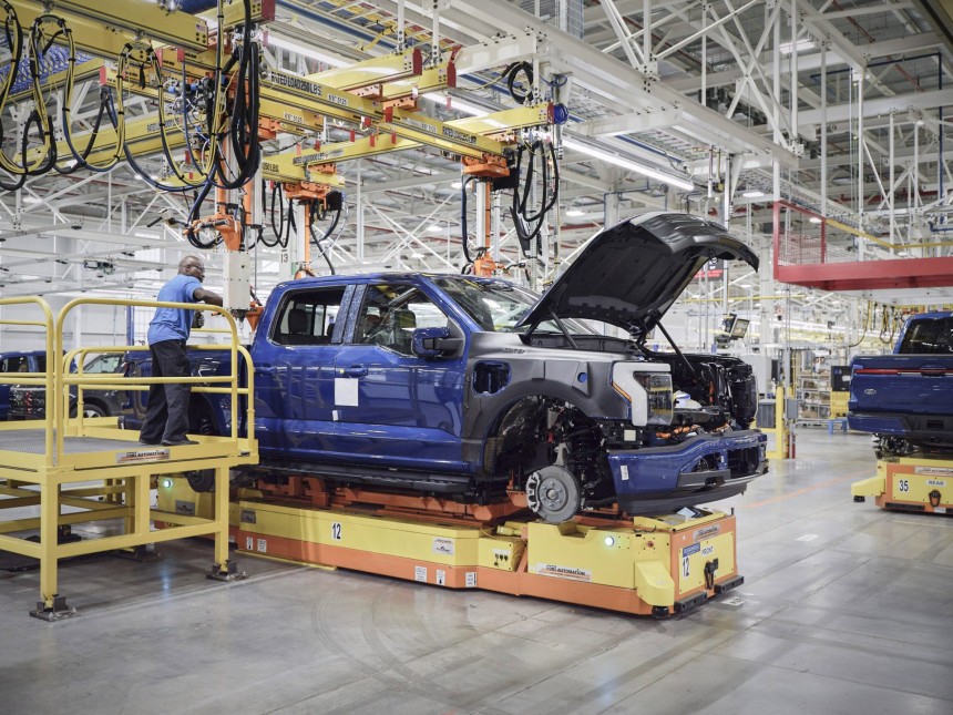 Ford F\-150 Lightning production