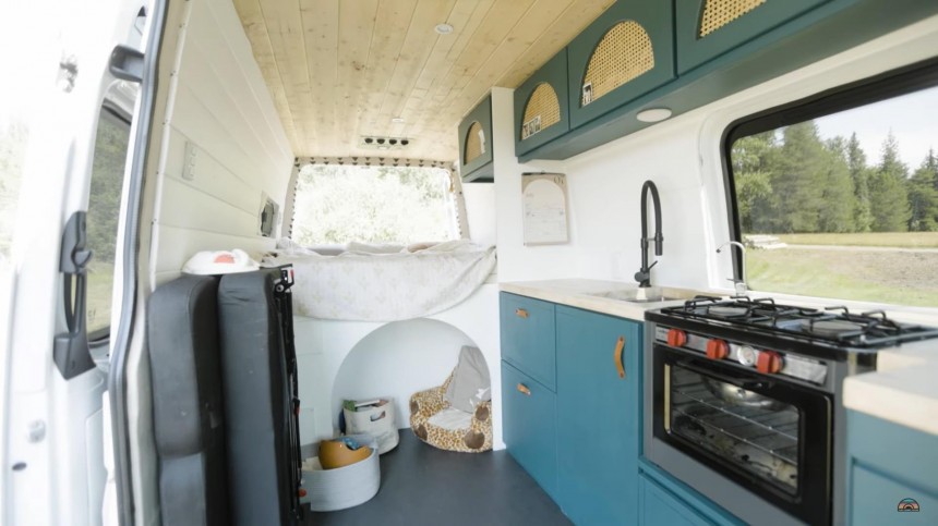 Custom Camper Van Is Home to a Family, Prioritizes Sustainable and Non\-Toxic Materials