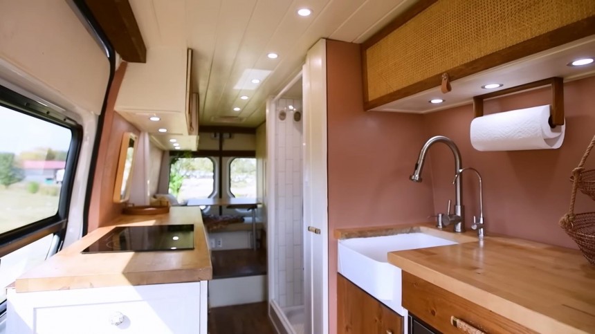 Van Life With a Newborn\: This Family\-Friendly Tiny Home Boasts a Gorgeous Interior Design