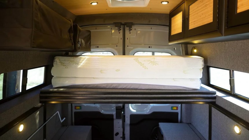 Vanworks' "Switchback" Camper Van Is a High\-End Tiny Home That Makes Van Life Easy\-Peasy