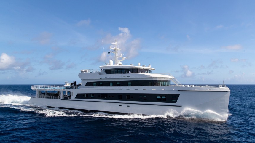 Wayfinder, delivered to Bill Gates in 2021 for a reported price of \$25 million, is now available for charter