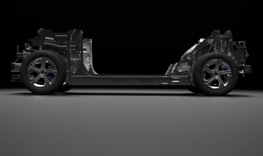 Waymo Driverless Taxi Chassis