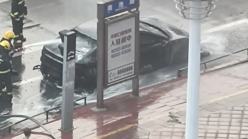 BYD Han EV catches fire in Langzhong, Sichuan\: this is the third case we are aware of