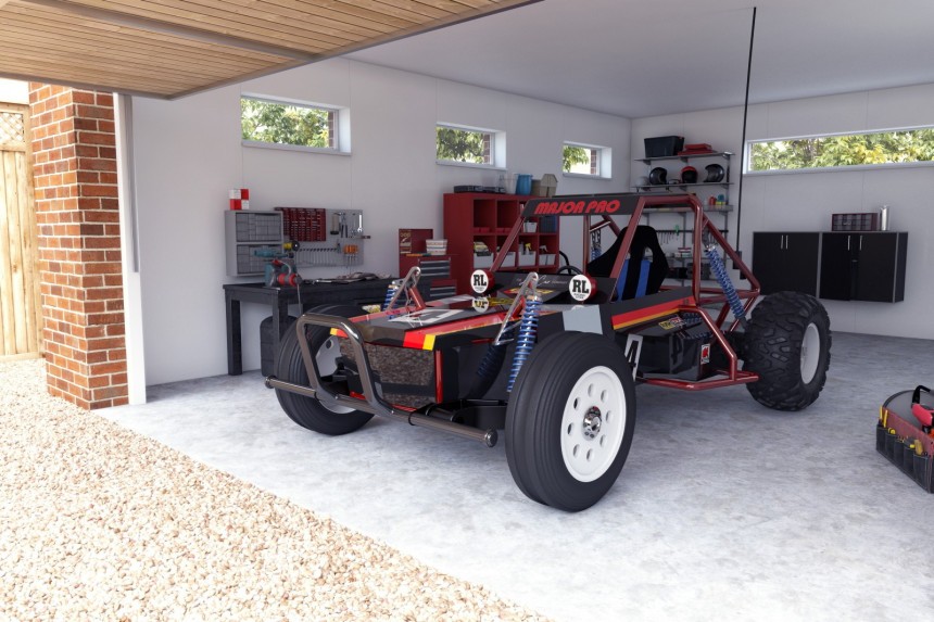 The Wild One MAX e\-buggy is a versatile, possibly road\-legal, real\-life version of a toy car