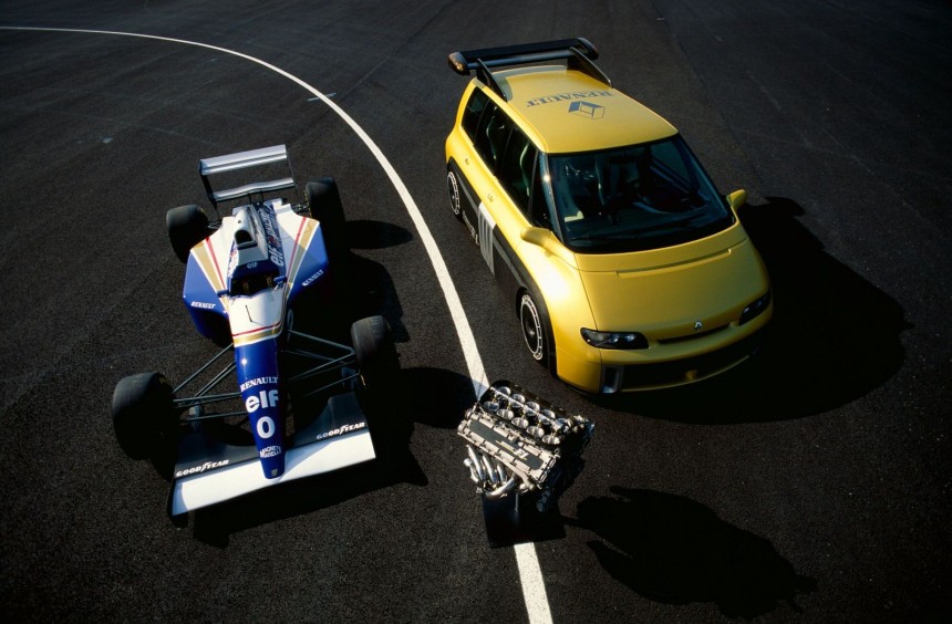 Williams\-Renault FW15C and Espace F1