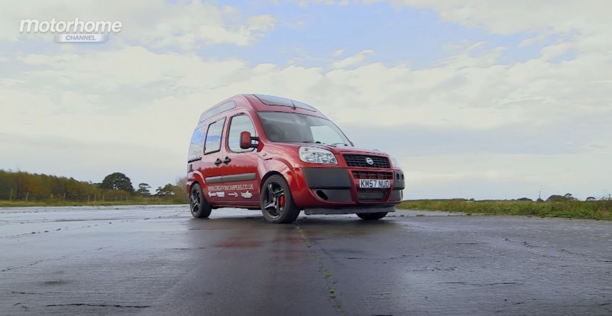 This Fiat Doblo conversion is the fastest motorhome in the world, with a top speed of  141\.3 mph \(227\.35 kph\)