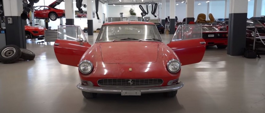 1967 Ferrari 330 GT 2\+2 Series II was locked away in a barn for 47 years, could be record\-breaking barn find
