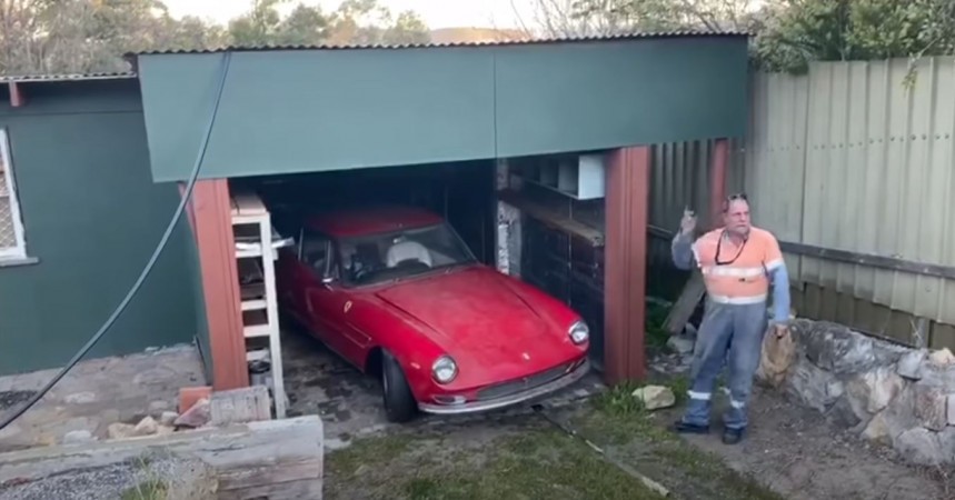 1967 Ferrari 330 GT 2\+2 Series II was locked away in a barn for 47 years, could be record\-breaking barn find