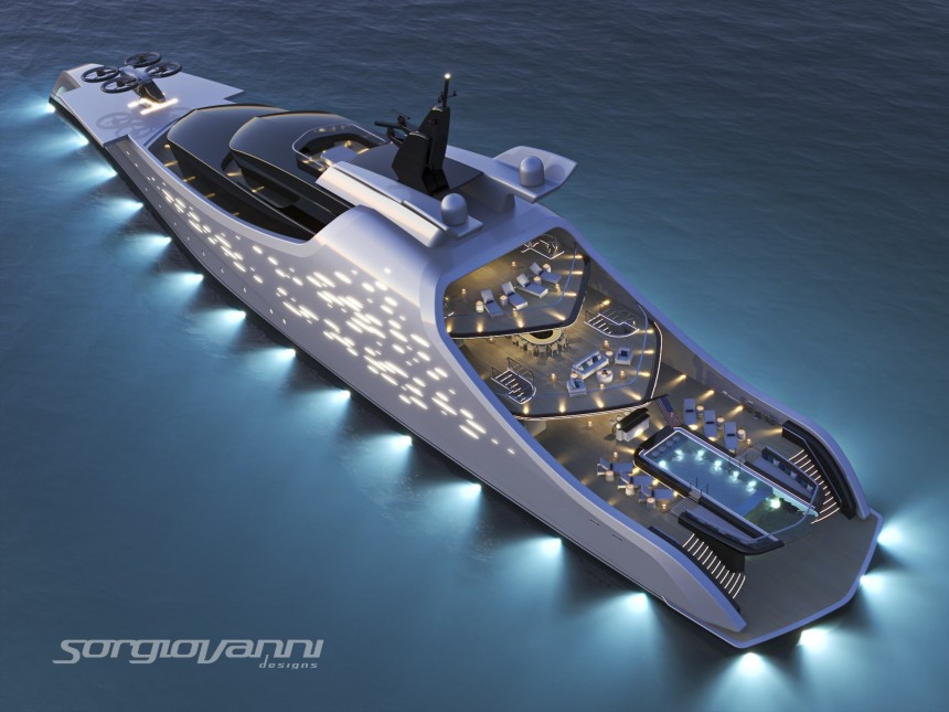 ZeRo concept by Sorgiovanni Designs is hydrogen\-powered, a vision of the gorgeous, sustainable and luxurious future