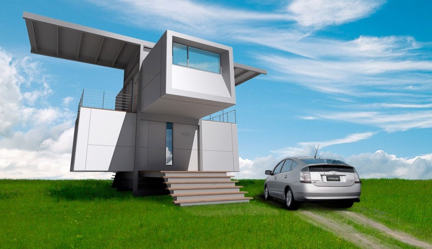 zeroHouse is a prefab home that's completely self\-sufficient, smart, and mobile