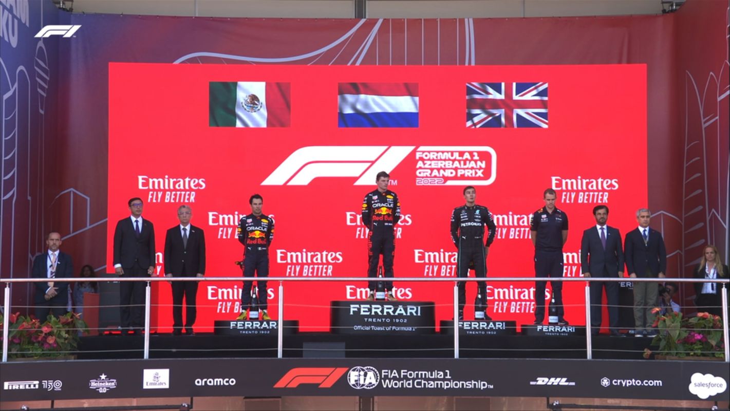 With the guys out on the podium, wasting good champagne, Max Verstappen will enter the Canadian Grand Prix with a 21 points advantage over his teammate and 34 points over his main title challenger Charles Leclerc. Ferrari needs a serious meeting to change things in the future.