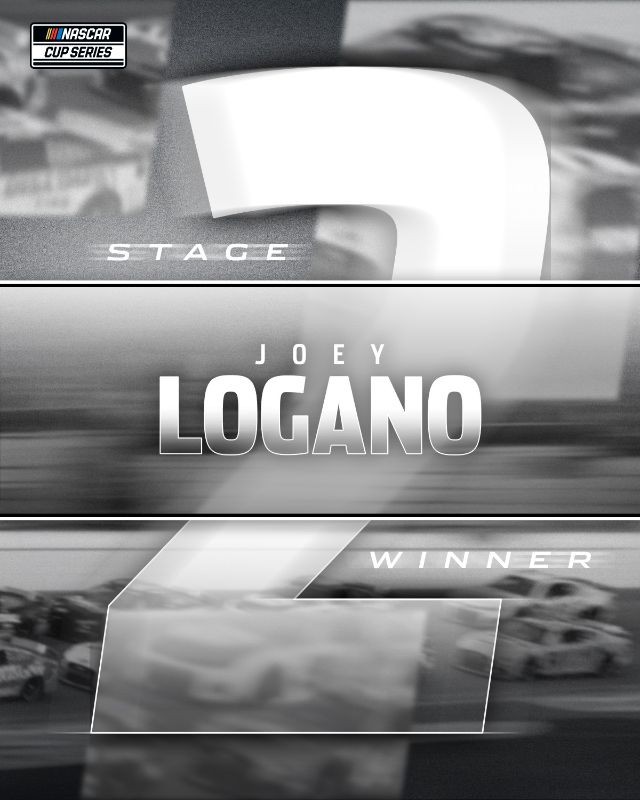 Opting to stay out, Logano won the second stage of the race at the Sonoma Raceway.