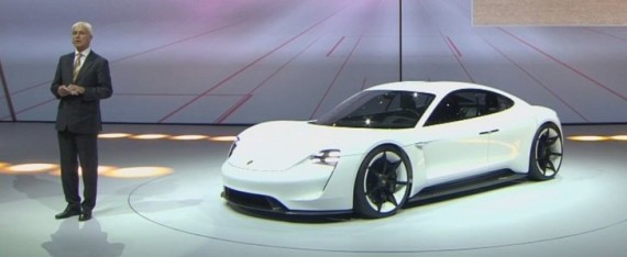Porsche Mission E Concept Revealed in Frankfurt with 600 Electric ...