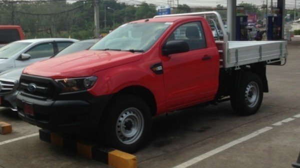 2015 Ford Ranger Xl Single Cab Chassis Spied In Thailand
