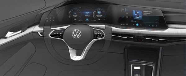 2020 Vw Golf 8 Interior And Exterior Sketches Are Very