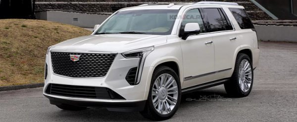 2021 Cadillac Escalade Rendered With Ct6 Front Xt6 Rear