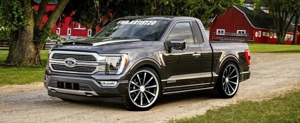 2021 Ford F 150 Rendered As Sporty Single Cab With Lift Kit And