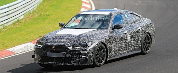 22 Bmw 4 Series Gran Coupe Spotted Testing M Parts At The Nurburgring Autoevolution