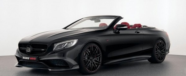 Brabus 850 Based On S63 Cabriolet Gets Red Interior For