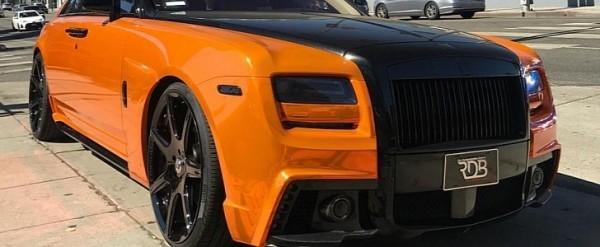 Chrome Orange Rolls Royce Ghost Pumpkin Is A Screaming
