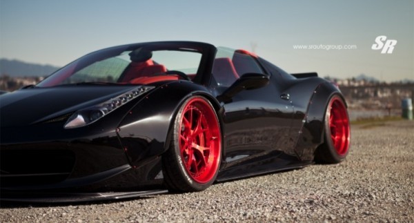 Ferrari 458 Spider With Liberty Walk Kit Is Total Eye Candy