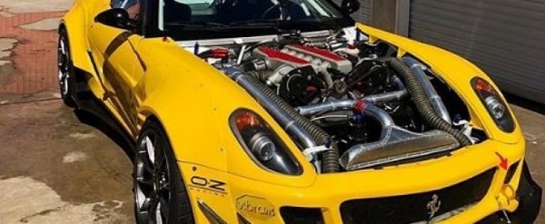 Ferrari 599 Drift Car With Twin Superchargers Delivers